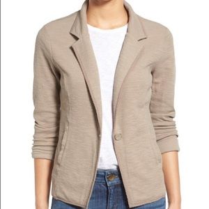 Caslon One-Button Knit Blazer